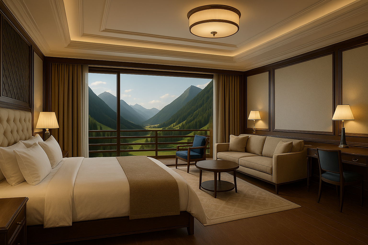 Luxury suite interior